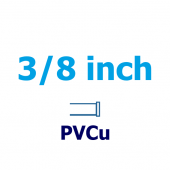 3/8 inch PVCu